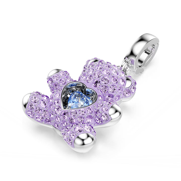 Swarovski Idyllia Charm Verschiedene Schliffe Teddy Violett Rhodiniert - 5745610
