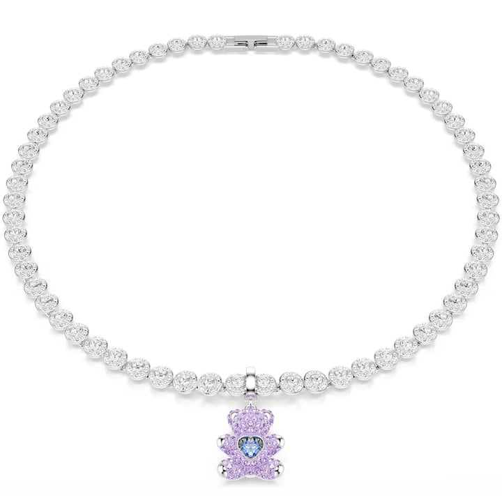 Swarovski Idyllia Charm Verschiedene Schliffe Teddy Violett Rhodiniert - 5745610