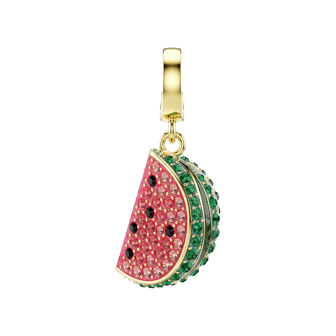 Swarovski Charm Idyllia Taglio misto Cocomero Multicolore Placcato color oro - 5743134