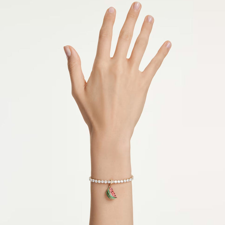 Swarovski Idyllia Charm Verschiedene Schliffe Wassermelone Mehrfarbig Goldlegierungsschicht - 5743134