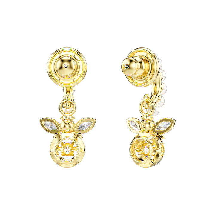 Swarovski Idyllia Drop Ohrhänger Kristallperle Verschiedene Schliffe Biene Mehrfarbig Goldlegierungsschicht - 5742678