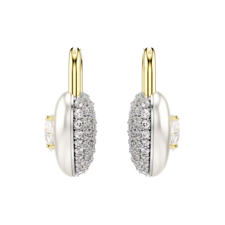 Swarovski Idyllia Drop Ohrhänger Verschiedene Schliffe Herz Weiss Goldlegierungsschicht - 5737297