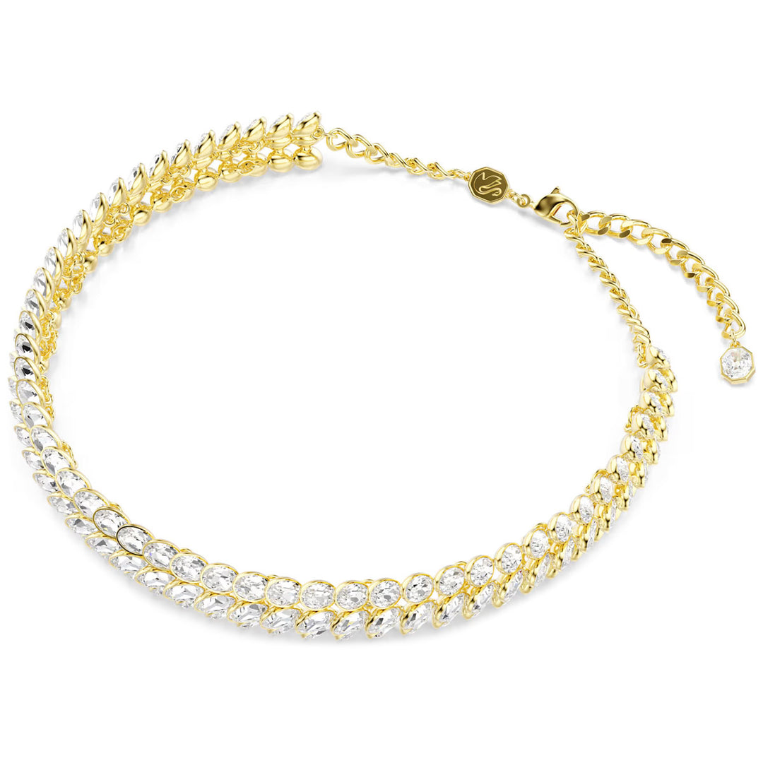 Swarovski Idyllia Halsband Oval Schliff Weiss Goldlegierungsschicht - 5723541