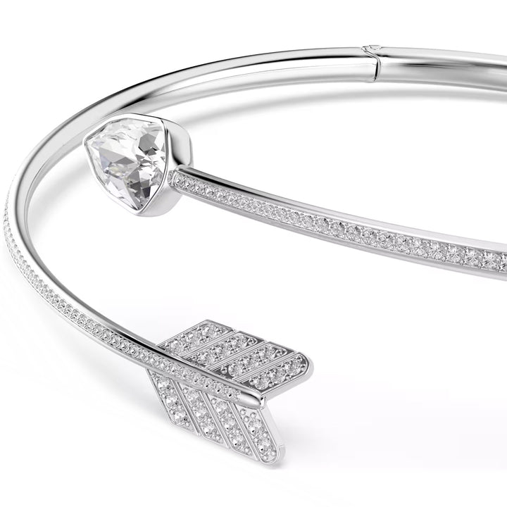 Swarovski Idyllia Halsband Verschiedene Schliffe Pfeil Weiss Rhodiniert