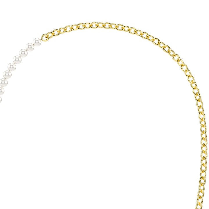 Swarovski Idyllia Halskette Kristallperle Weiss Goldlegierungsschicht - 5742961