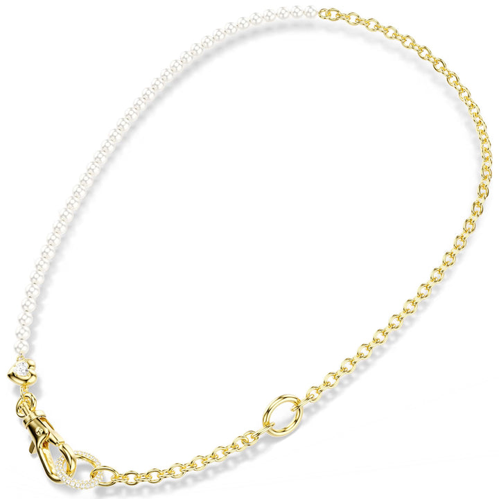 Swarovski Idyllia Halskette Kristallperle Weiss Goldlegierungsschicht - 5742961