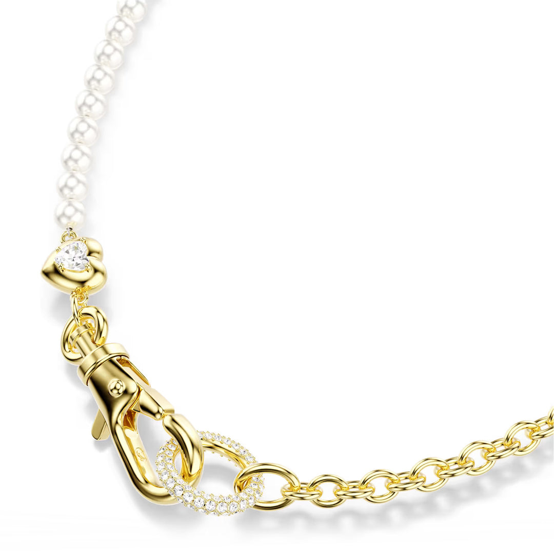 Swarovski Idyllia Halskette Kristallperle Weiss Goldlegierungsschicht - 5742961
