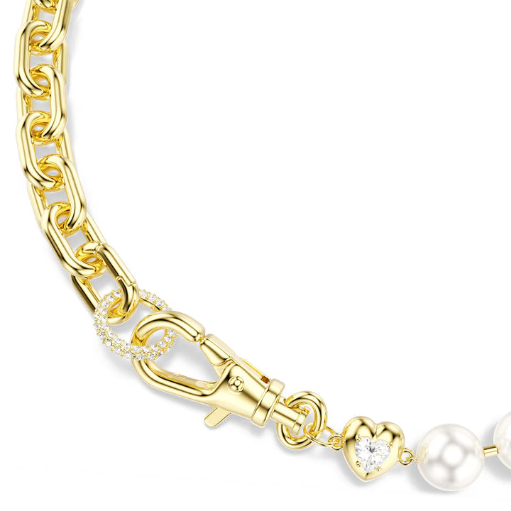 Swarovski Idyllia Halskette Kristallperle Weiss Goldlegierungsschicht - 5743993