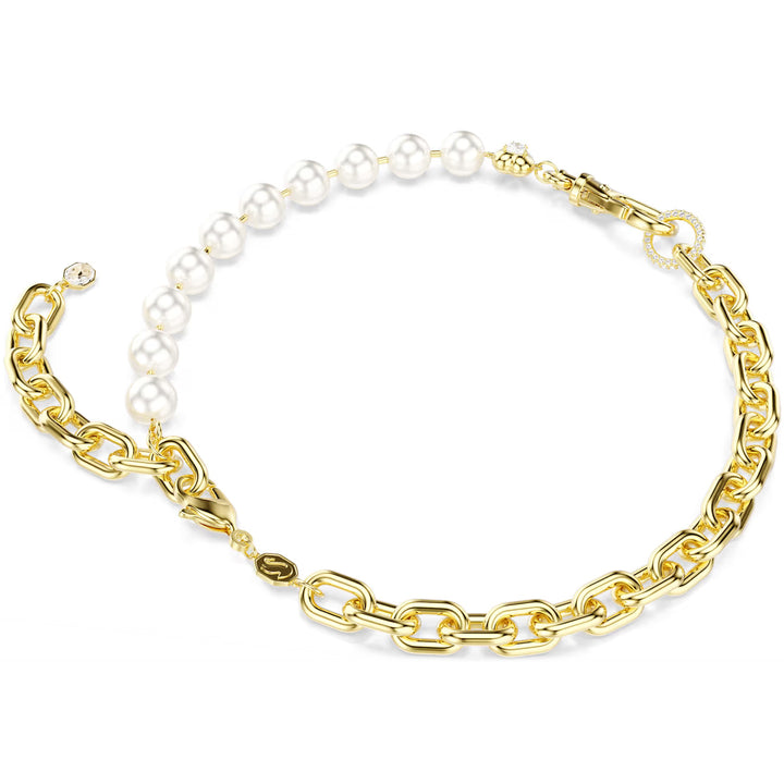 Swarovski Idyllia Halskette Kristallperle Weiss Goldlegierungsschicht - 5743993