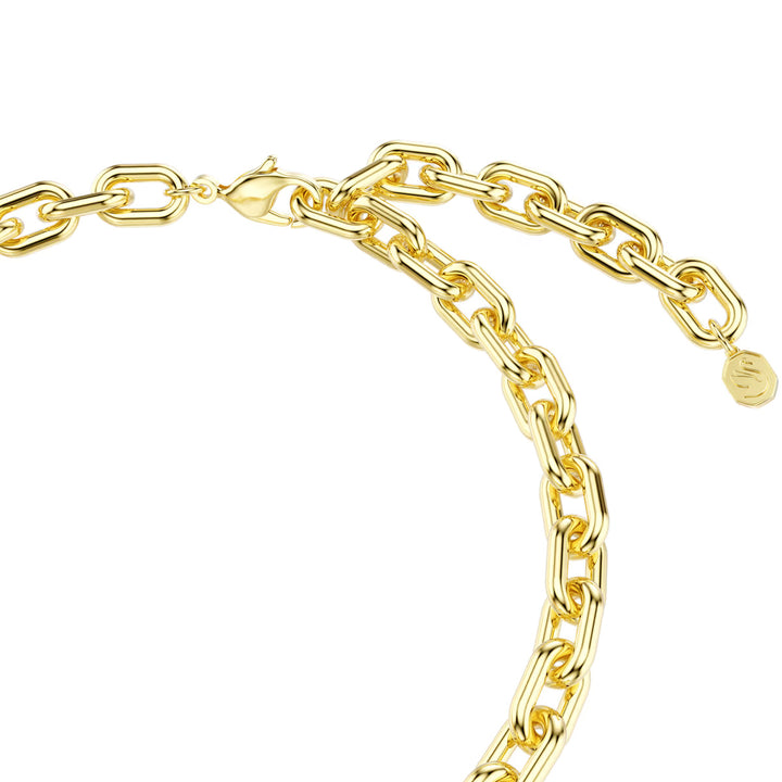 Swarovski Idyllia Halskette Verschiedene Schliffe Herz Schlüssel Mehrfarbig Goldlegierungsschicht - 5742956