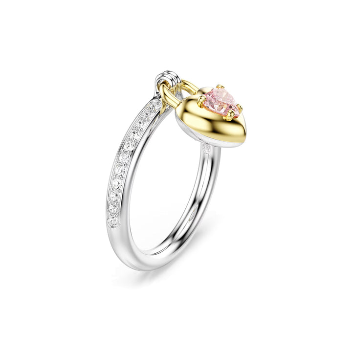 Swarovski Idyllia Motiv Ring Verschiedene Schliffe Herz Rosa Metallmix