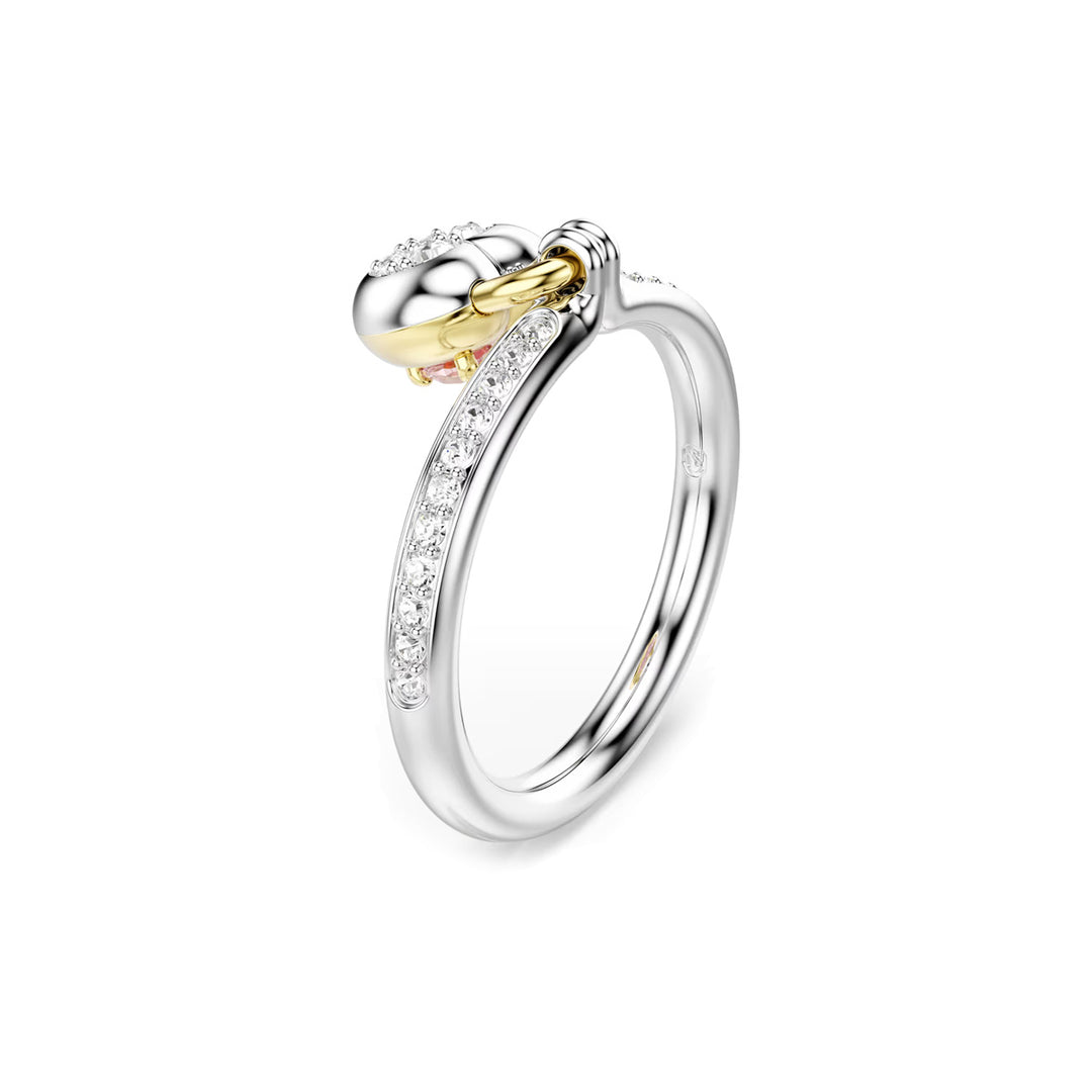 Swarovski Idyllia Motiv Ring Verschiedene Schliffe Herz Rosa Metallmix