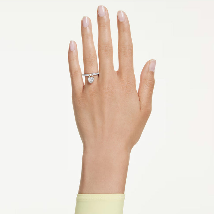 Swarovski Idyllia Motiv Ring Verschiedene Schliffe Herz Rosa Metallmix