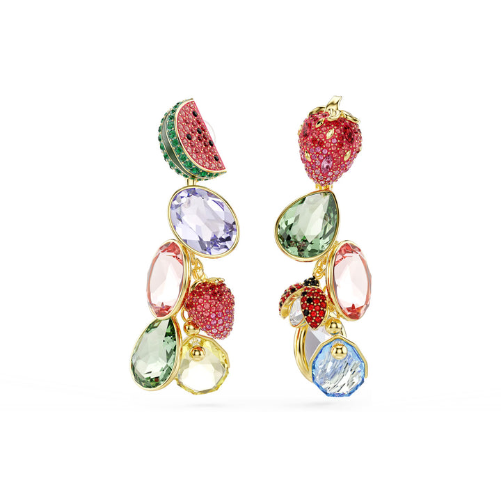 Swarovski Idyllia Ohrclips Verschiedene Schliffe Mehrfarbig Goldlegierungsschicht - 5743818