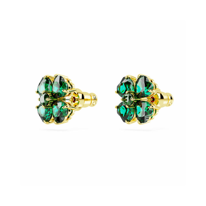 Swarovski Idyllia Ohrstecker Glücksklee Grün Goldlegierungsschicht - 5666236