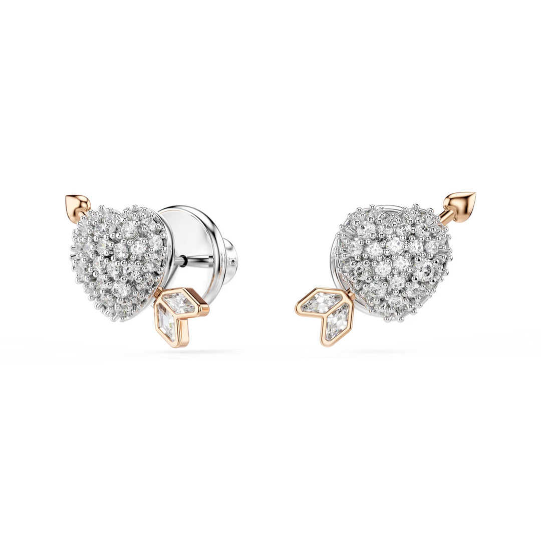 Swarovski Idyllia Set Verschiedene Schliffe Herz mit Pfeil Weiss Roségold Legierungsschicht - 5745580