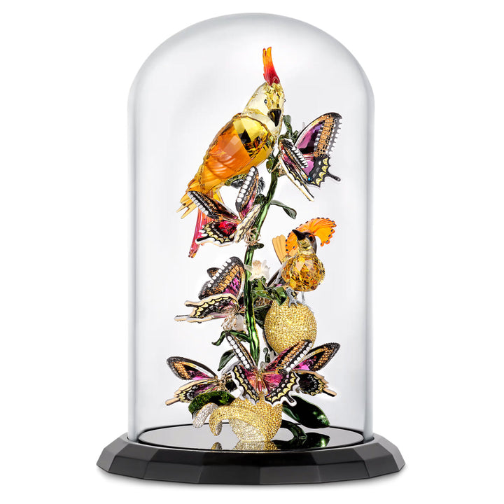 Swarovski Idyllia Campana di Vetro Uccelli e Farfalle - 5652388
