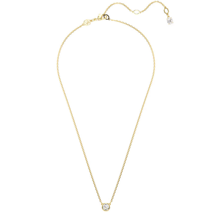 Swarovski Imber Halskette Rundschliff Weiss Goldlegierungsschicht - 5684511