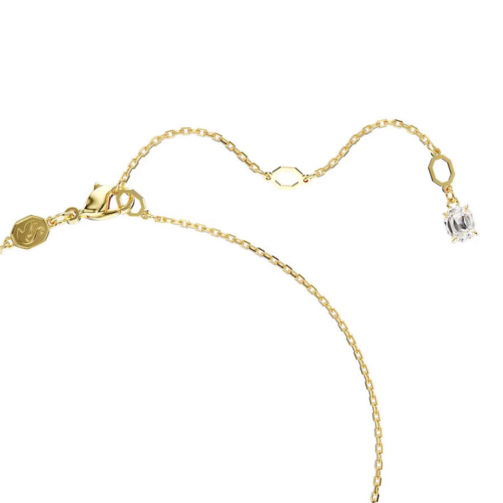 Swarovski Imber Halskette Rundschliff Weiss Goldlegierungsschicht - 5684511