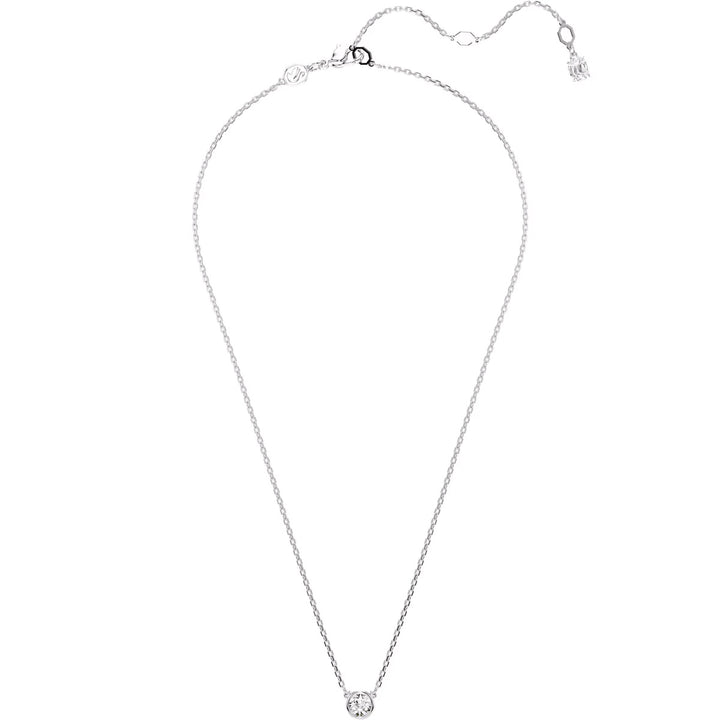 Swarovski Imber Halskette Rundschliff Weiss Rhodiniert - 5696039