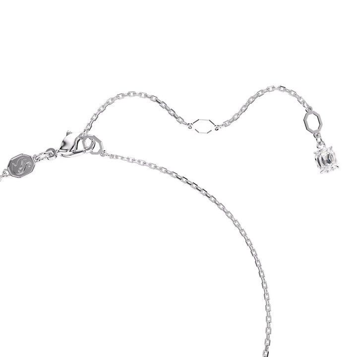 Swarovski Imber Halskette Rundschliff Weiss Rhodiniert - 5696039