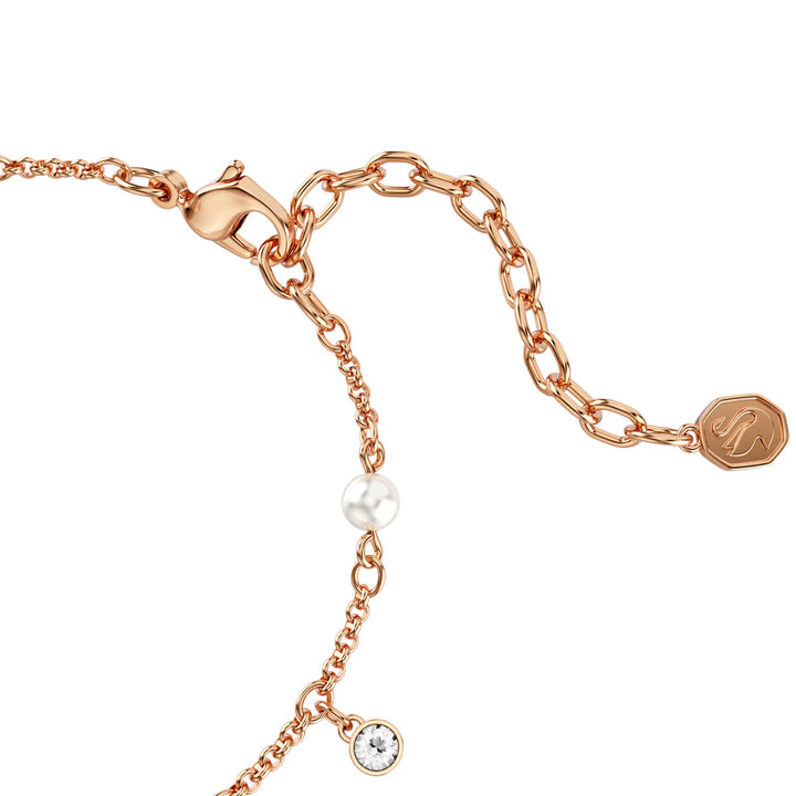 Swarovski Imber Armband Kristallperle Rundschliff Weiss 18K roségoldbeschichtet - 5754243
