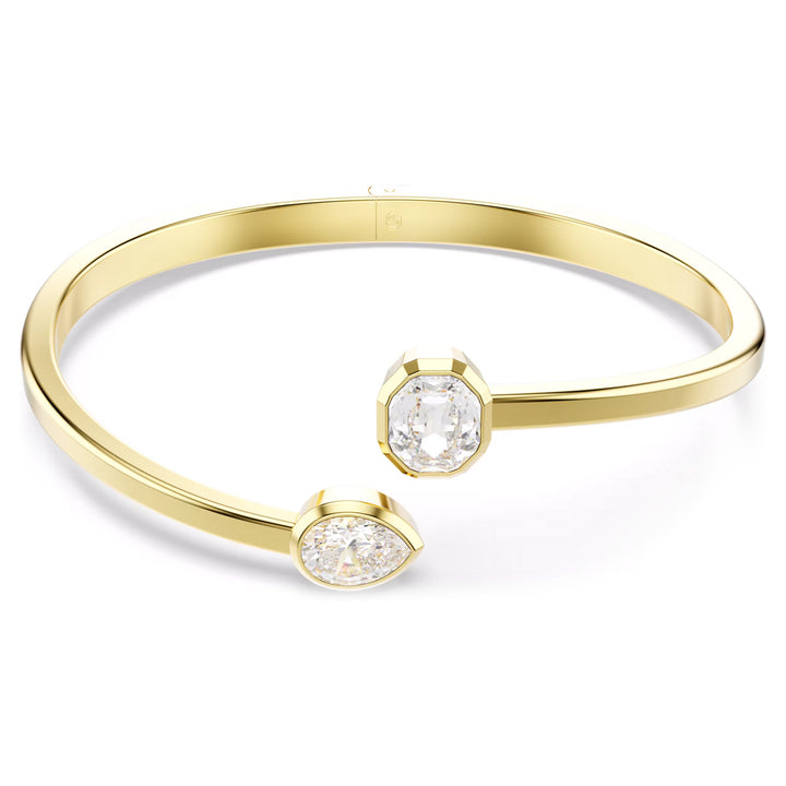 Swarovski Imber Armreif Verschiedene Schliffe Weiss Gold