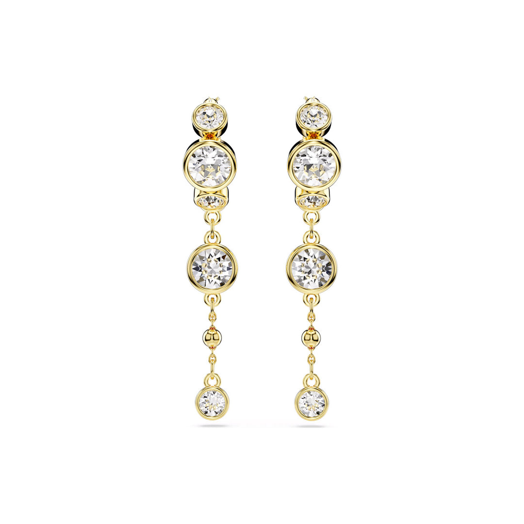 Swarovski Imber Drop Ohrhänger Rundschliff Weiss Metallmix - 5680097
