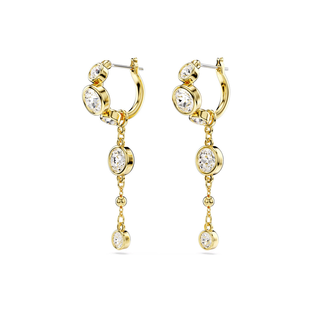 Swarovski Imber Drop Ohrhänger Rundschliff Weiss Metallmix - 5680097