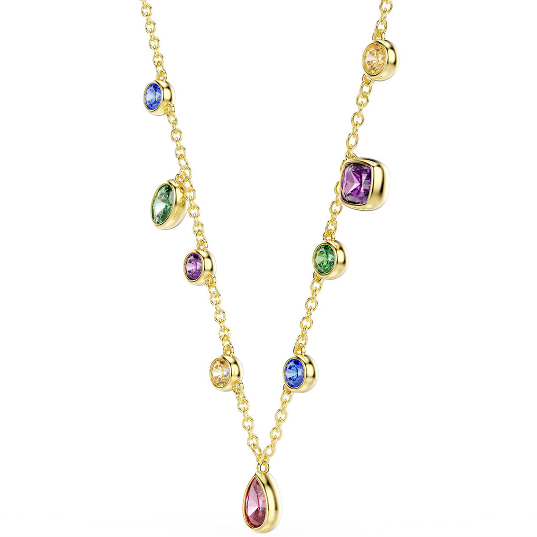 Swarovski Imber Halskette Verschiedene Schliffe Mehrfarbig 18K goldbeschichtet - 5753274