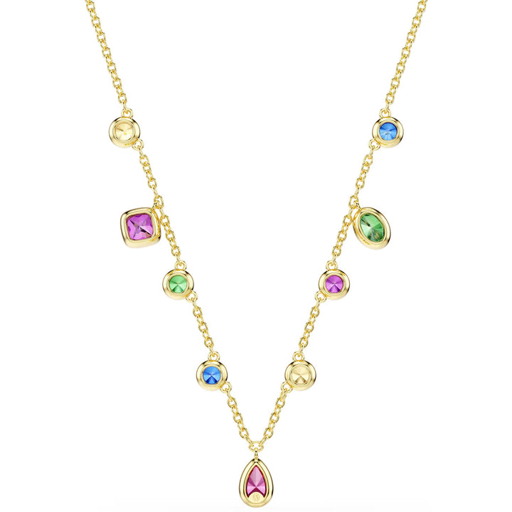 Swarovski Imber Halskette Verschiedene Schliffe Mehrfarbig 18K goldbeschichtet - 5753274