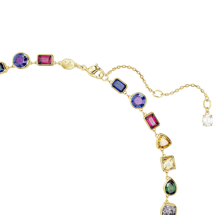 Swarovski Imber Tennis Halskette Verschiedene Schliffe Mehrfarbig Goldlegierungsschicht - 5662915