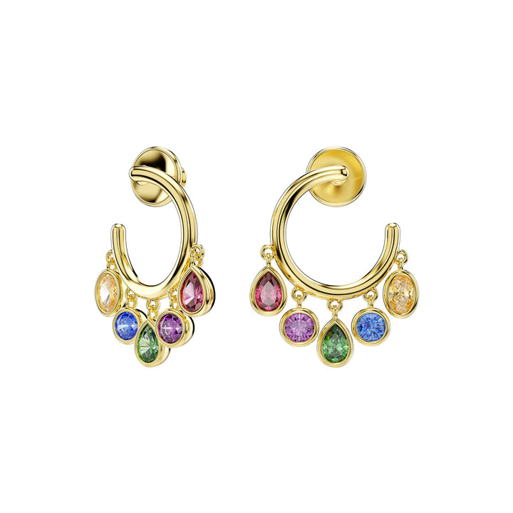 Swarovski Imber Kreolen Verschiedene Schliffe Mehrfarbig 18K goldbeschichtet - 5753263