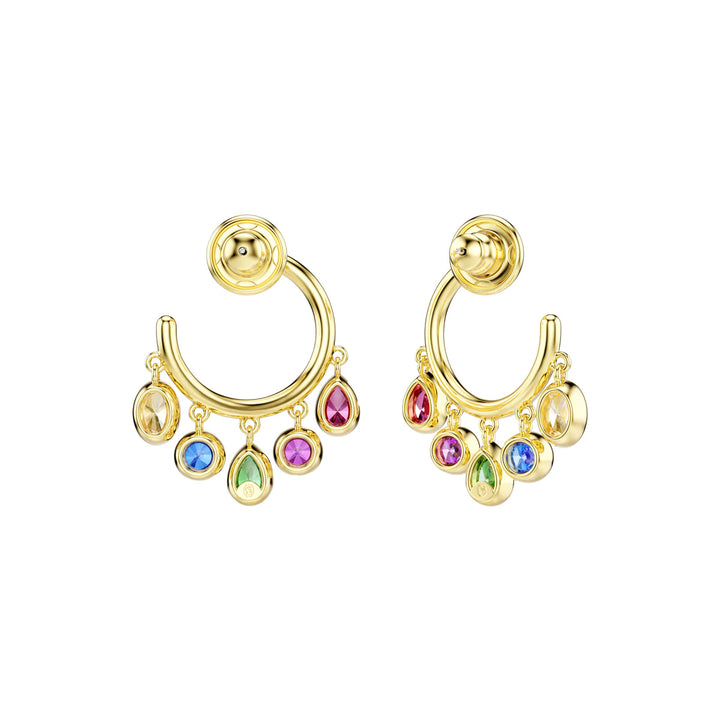 Swarovski Imber Kreolen Verschiedene Schliffe Mehrfarbig 18K goldbeschichtet - 5753263