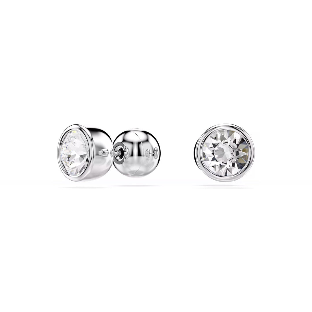 Swarovski Imber Ohrstecker Rundschliff Weiss Rhodiniert - 5696073