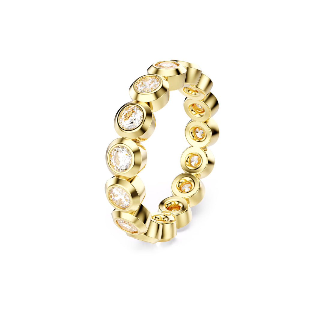 Swarovski Imber Ring Rundschliff Weiss Gold