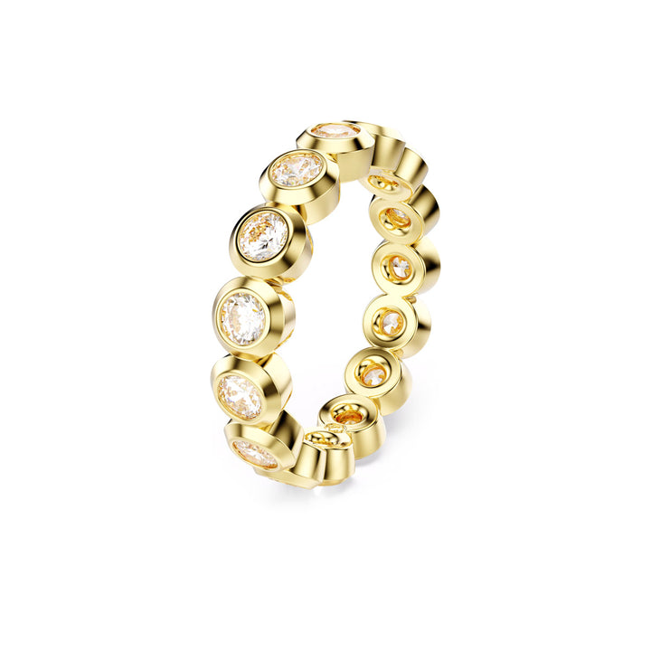 Swarovski Imber Ring Rundschliff Weiss Gold