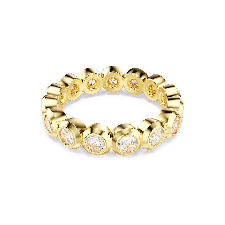 Swarovski Imber Ring Rundschliff Weiss Gold