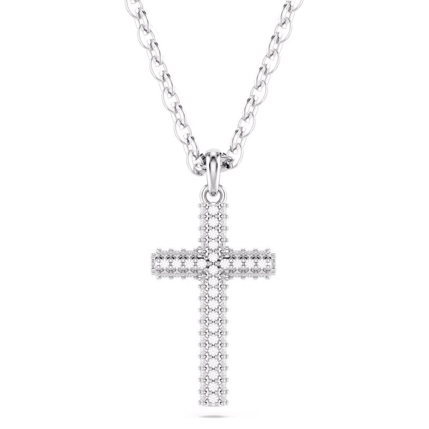 Swarovski Insigne Halskette Pavé Kreuz Weiss - 5675577