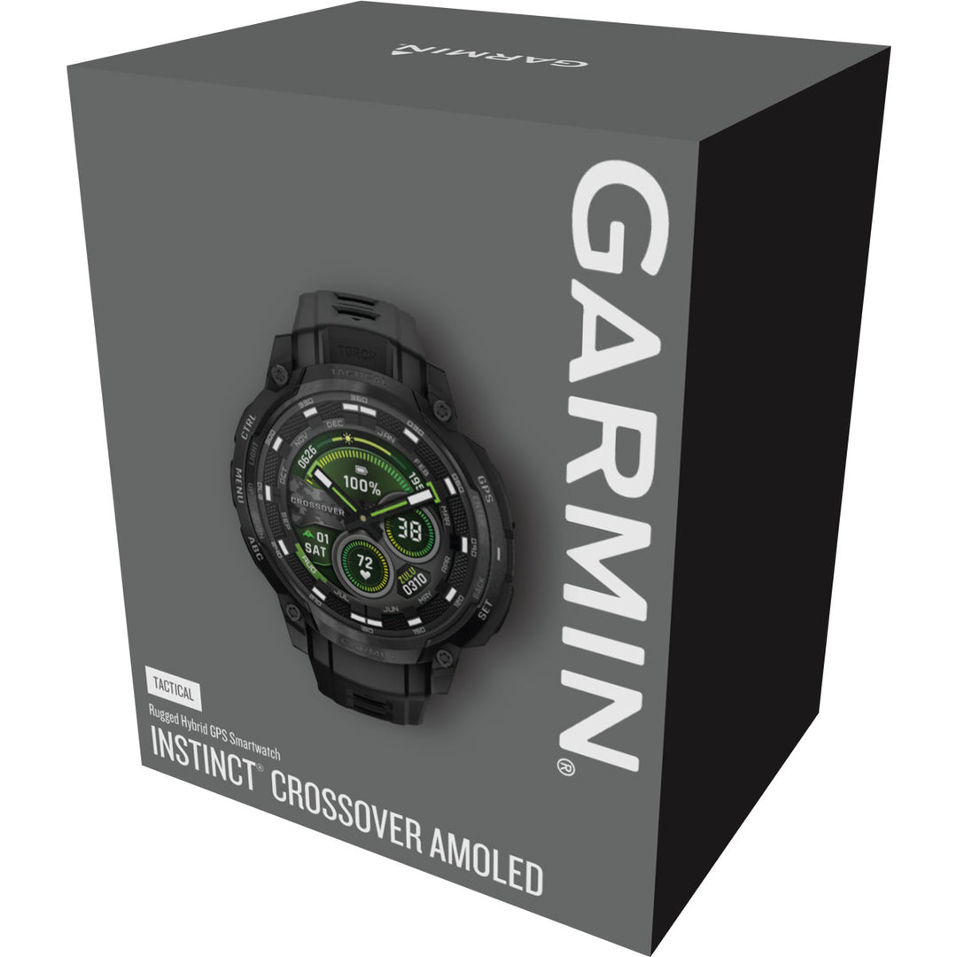 Garmin Instinct Crossover Amoled Tactical Edition Black - 010-03398-02
