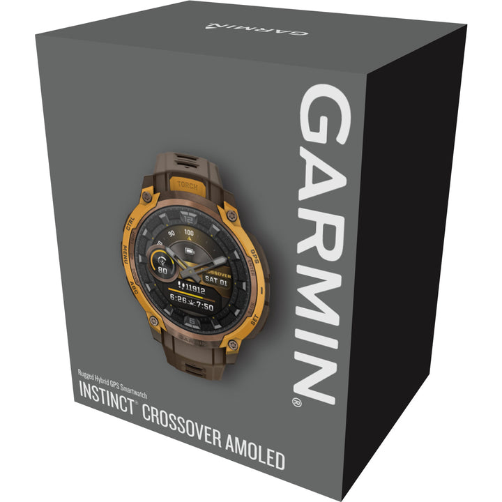 Garmin Instinct Crossover Amoled Bronze Sunburst - 010-03398-01