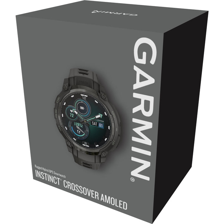 Garmin Instinct Crossover Amoled Charcoal - 010-03398-00