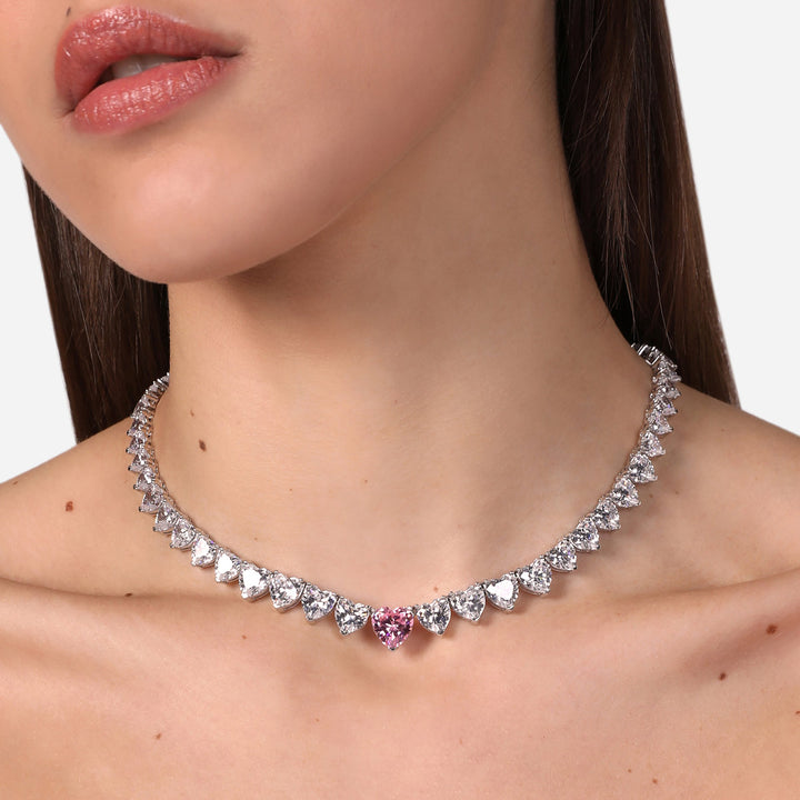 Chiara Ferragni Diamond Heart Halskette - J19AUV02