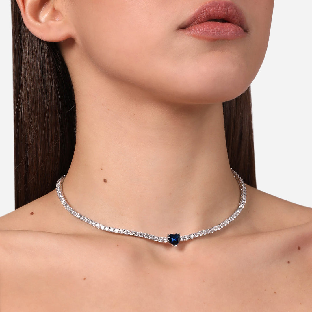 Chiara Ferragni Diamond Heart Halskette - J19AUV03