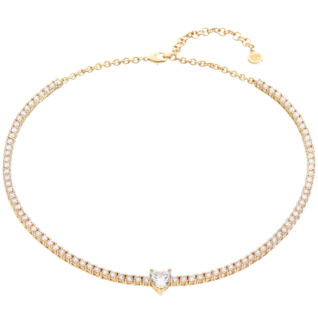 Chiara Ferragni Diamond Heart Halskette - J19AUV04