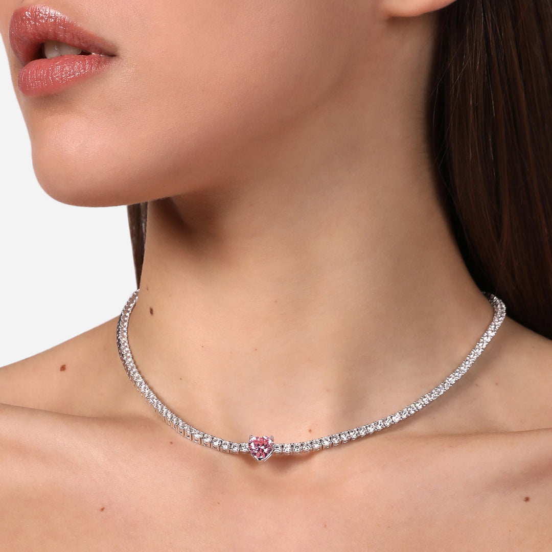 Chiara Ferragni Diamond Heart Halskette - J19AUV05