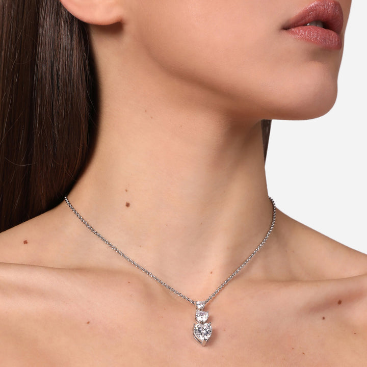 Chiara Ferragni Diamond Heart Halskette - J19AUV09