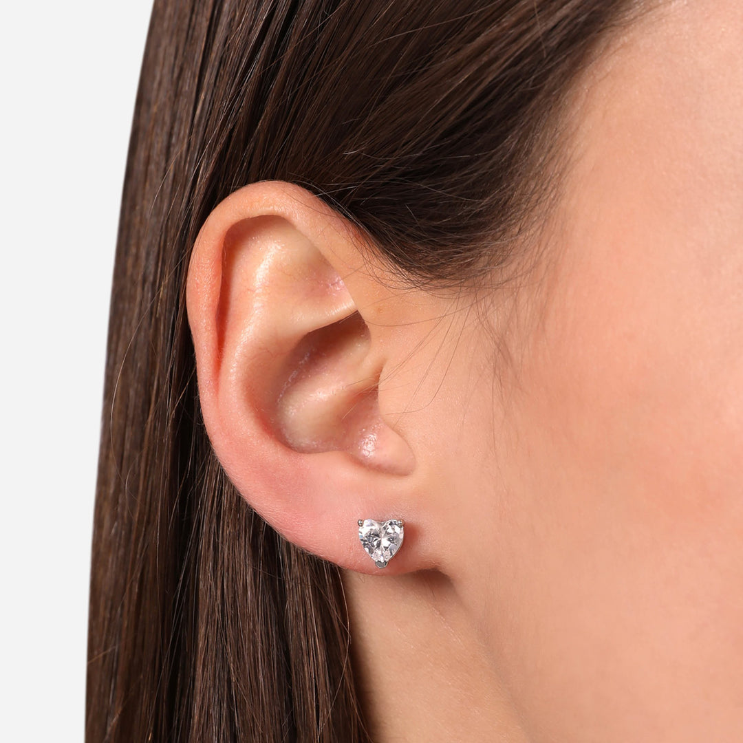 Chiara Ferragni Diamond Heart Ohrstecker - J19AUV21