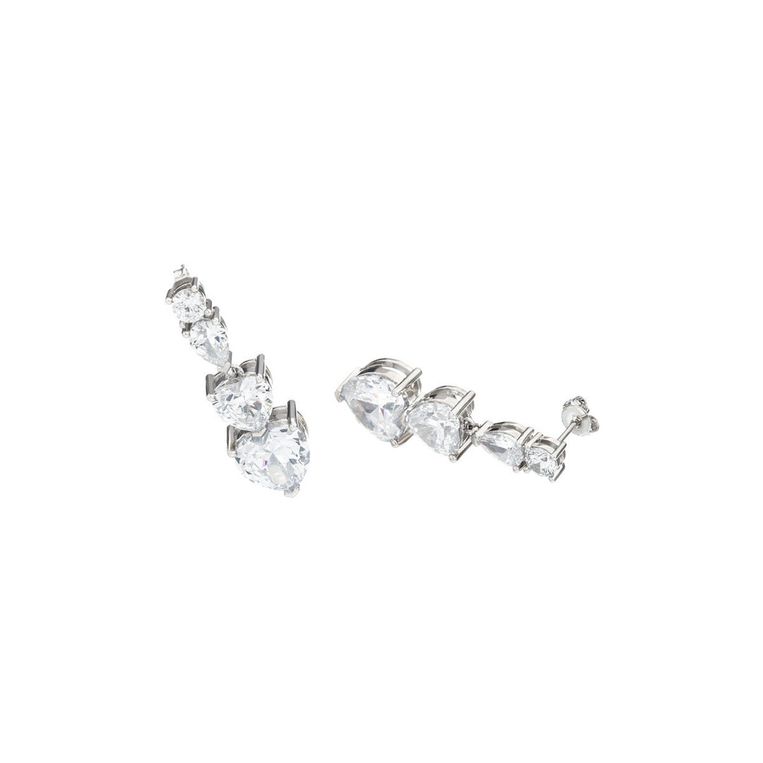 Chiara Ferragni Diamond Heart Ohrstecker - J19AUV27