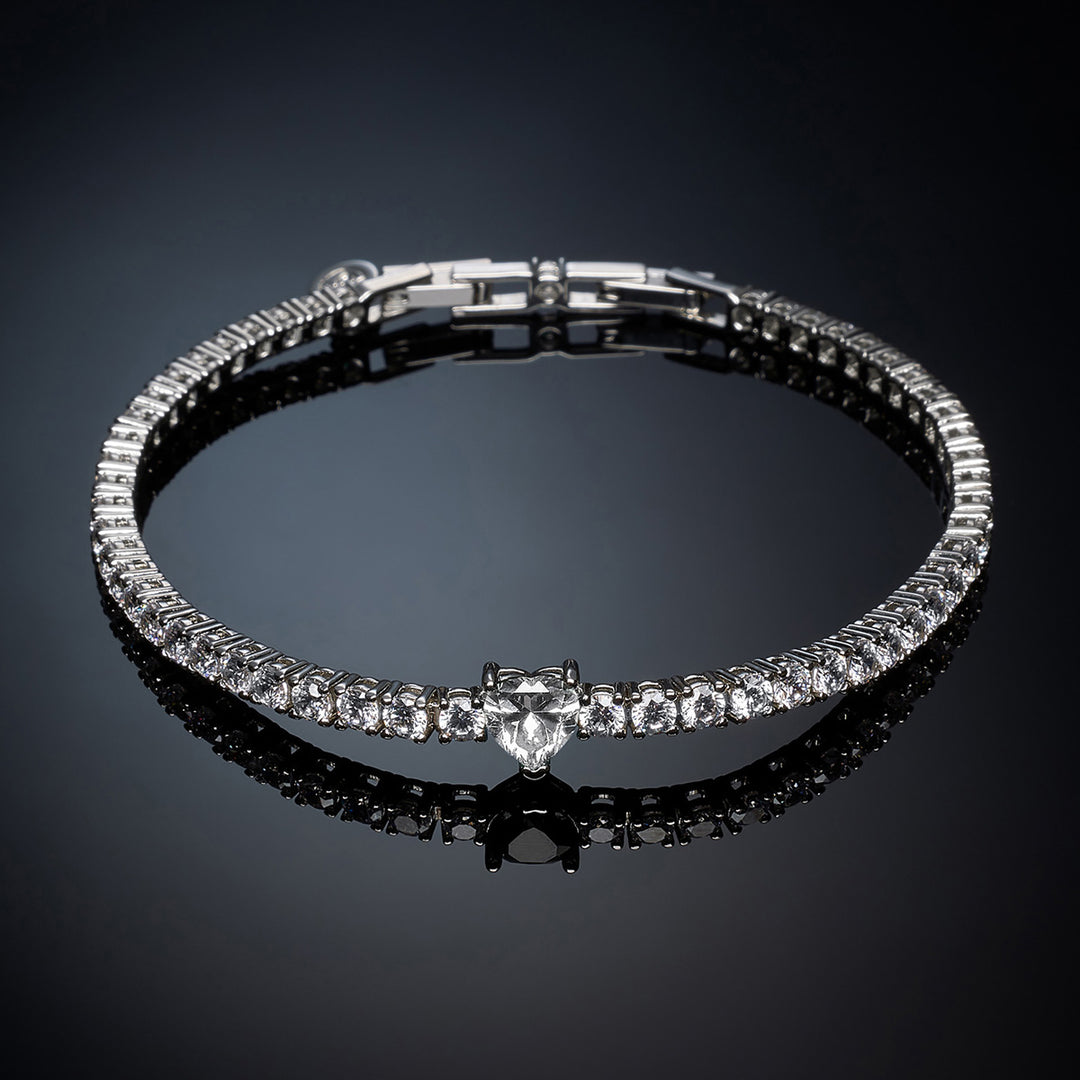 Chiara Ferragni Diamond Heart Armband - J19AUV46